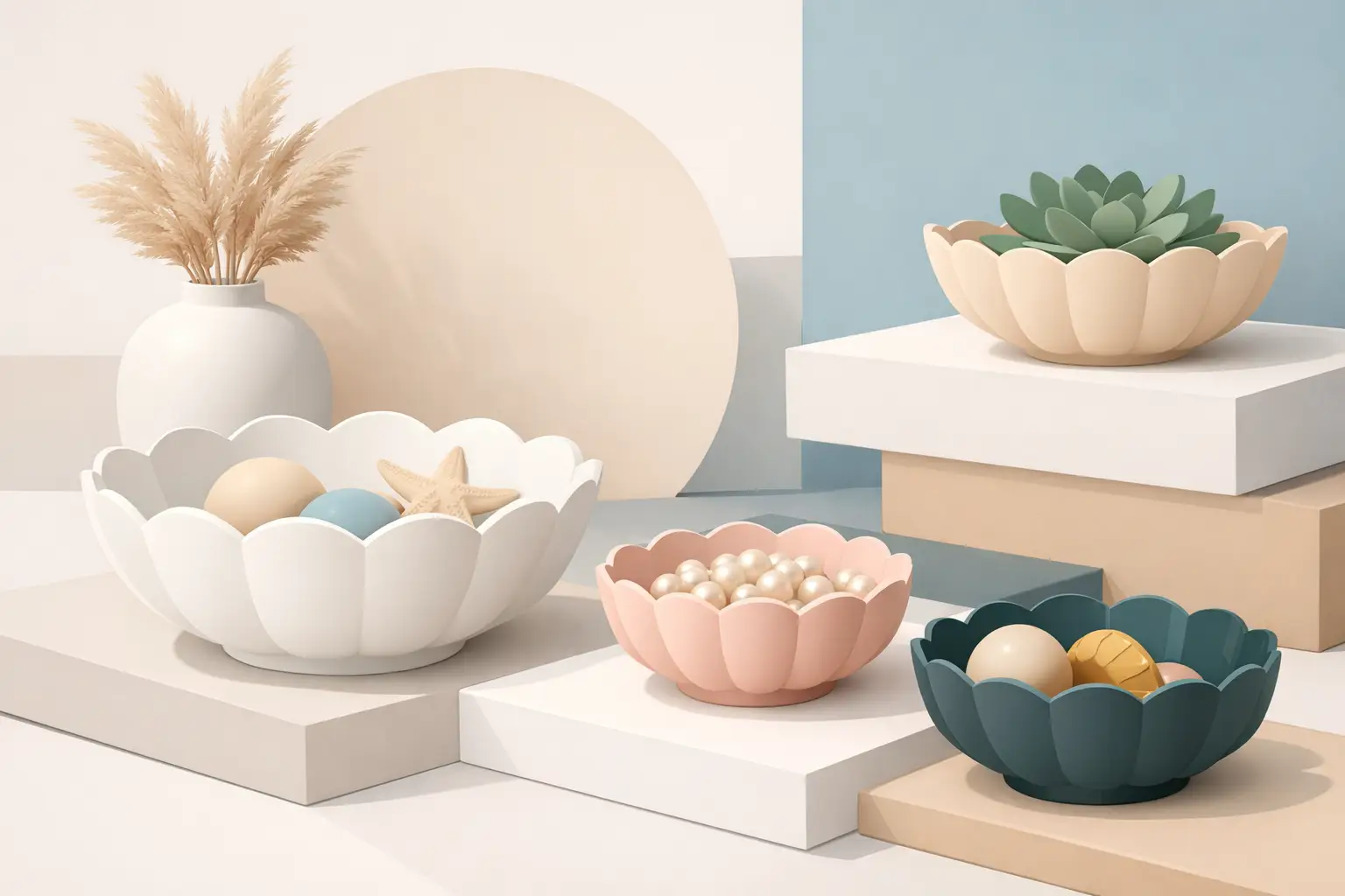 Scallop Bowls for Display That Last