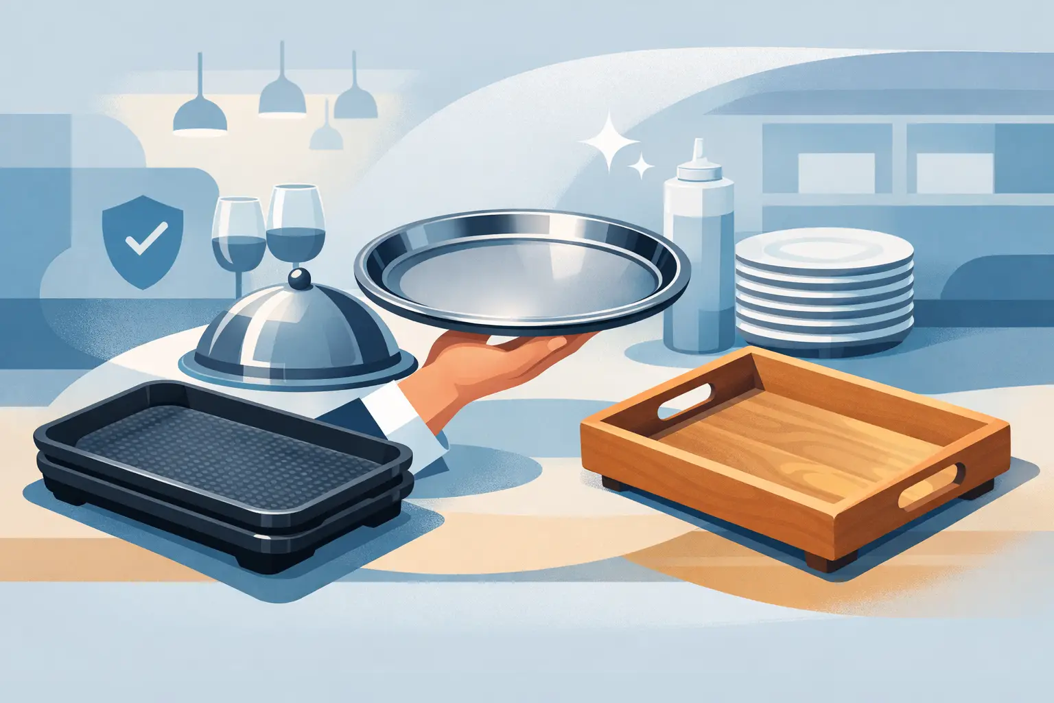 Choosing Commercial Serving Trays That Last