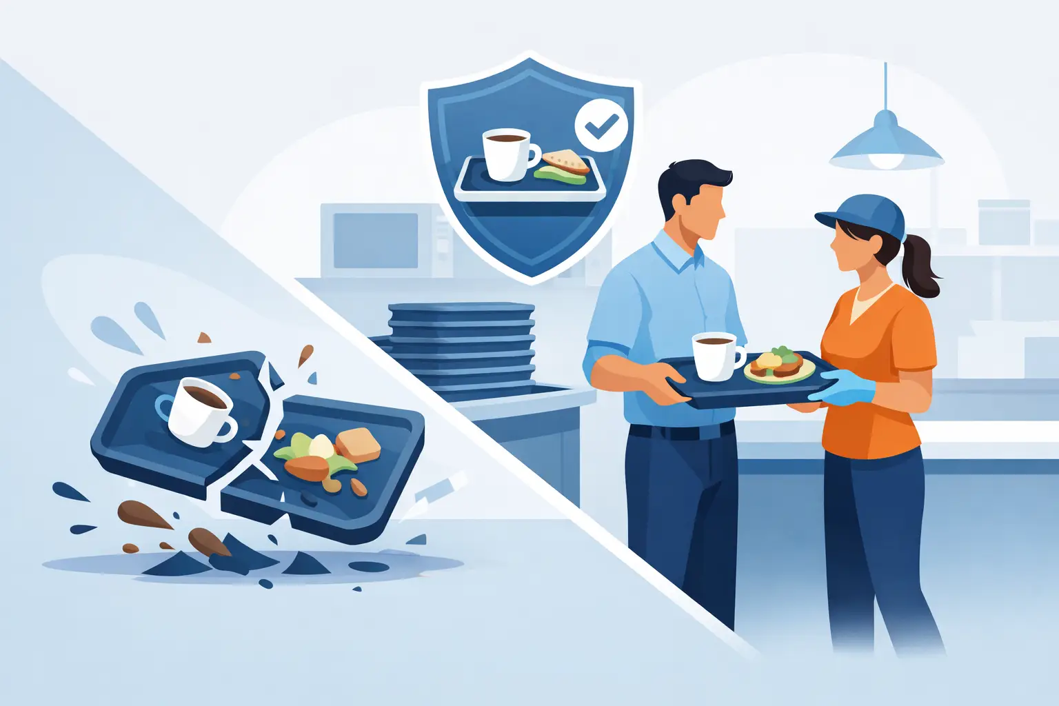 How to Prevent Tray Breakage at Work