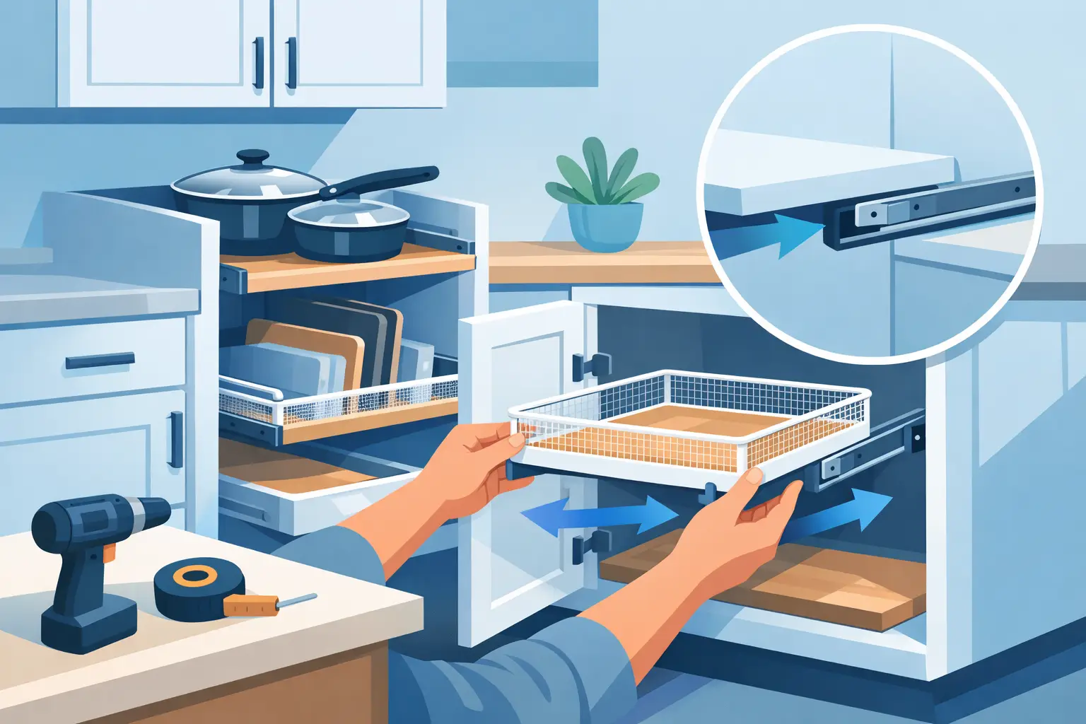 How to Fit Cabinet Trays Properly