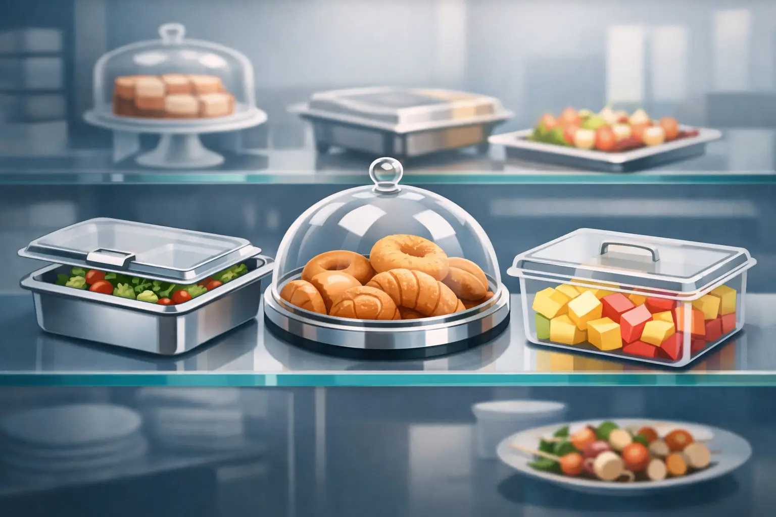 Best Lids for Food Displays in Busy Cabinets