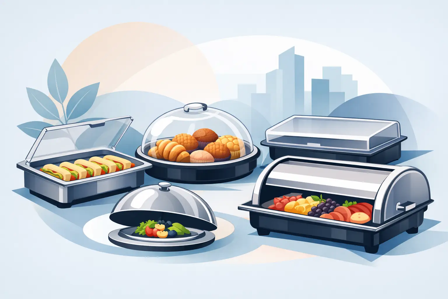Commercial Tray Lid Options for Food Displays