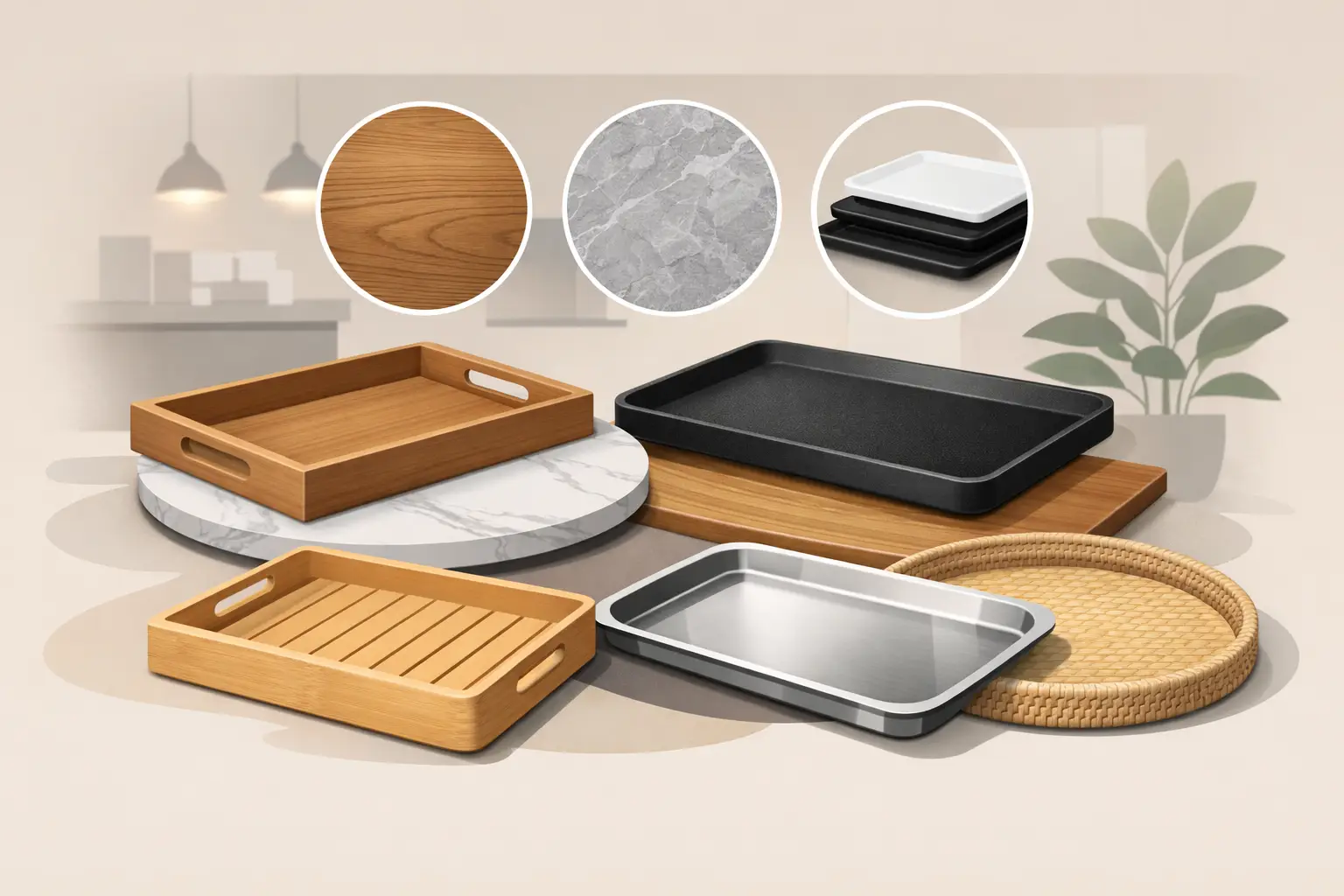 Serving Tray Materials Guide for Commercial Use