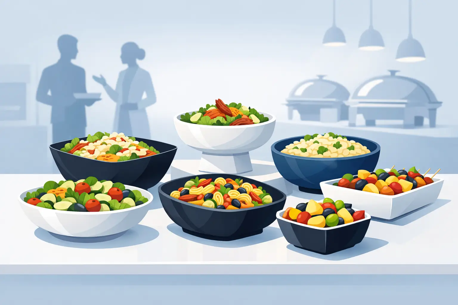 Catering Display Bowls for Professional Service