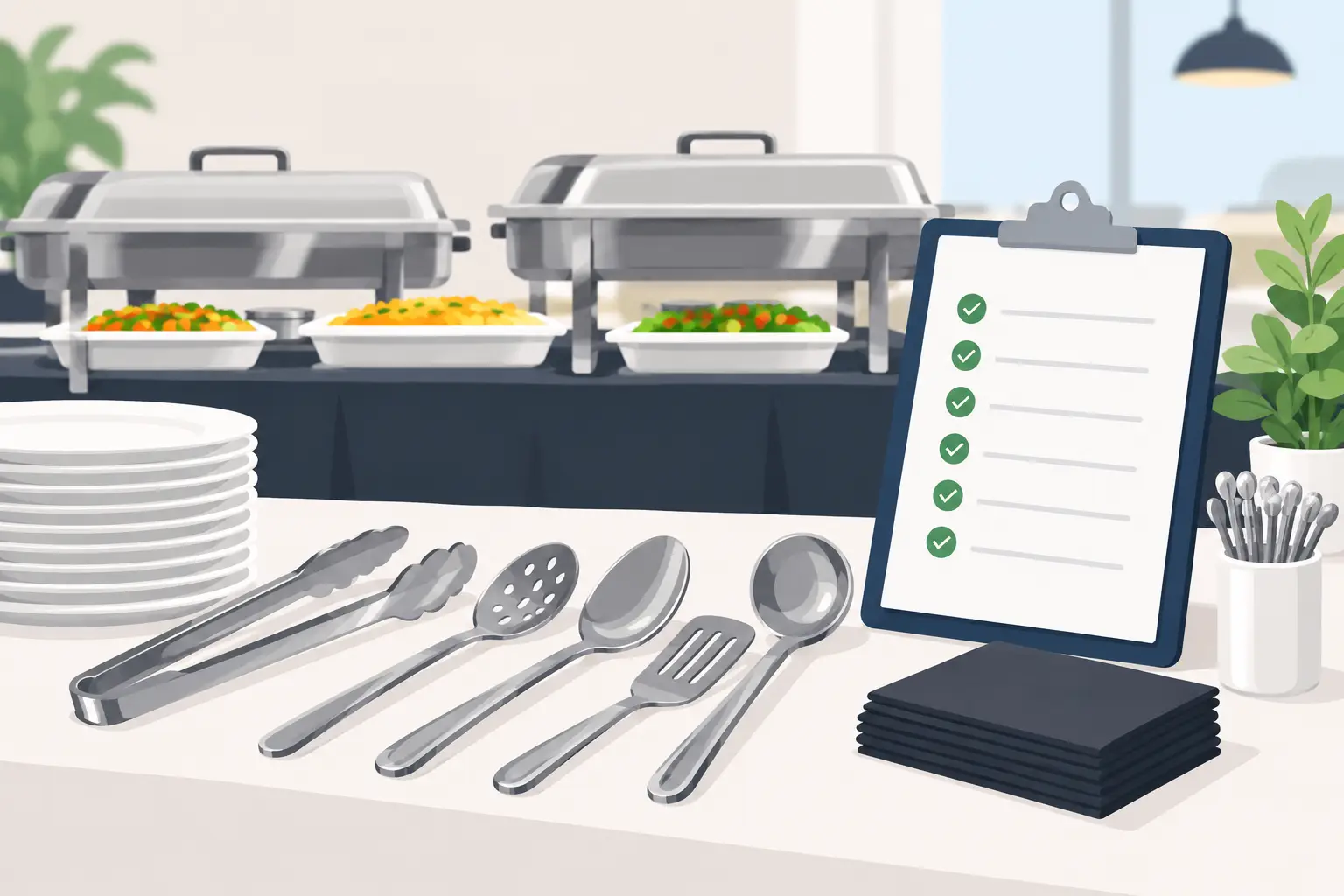 Buffet Serving Tool Checklist for Busy Service
